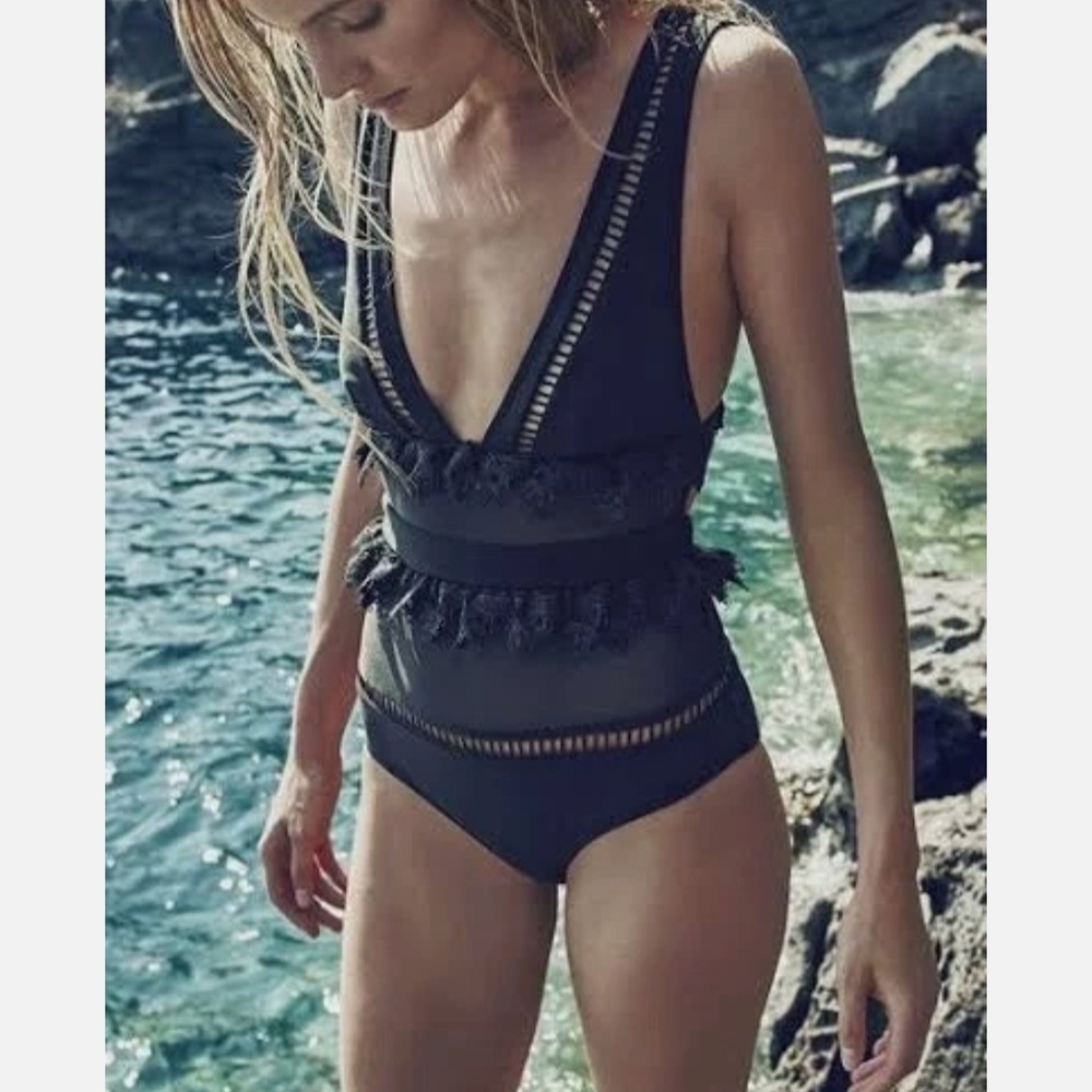 Zimmermann Black Swimsuit